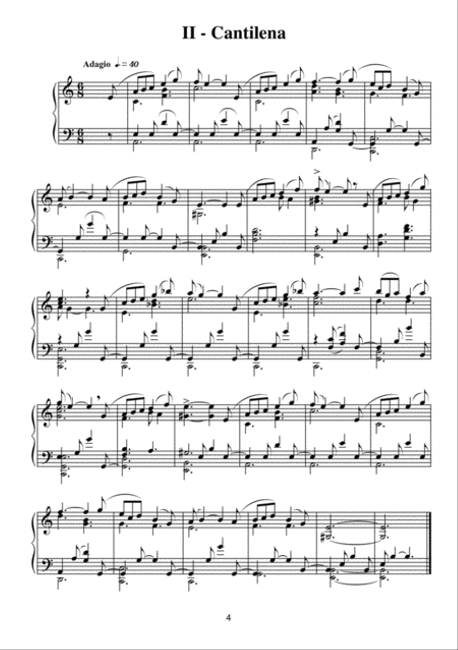 Suite per a piano Op. 1 for Piano Piano Solo scores gallery preview page 3