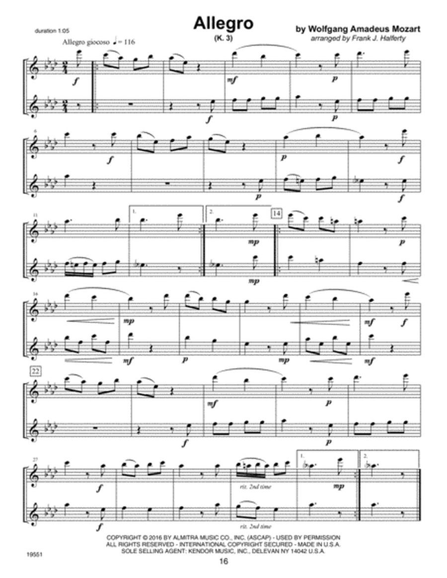 Classical FlexDuets - Flute