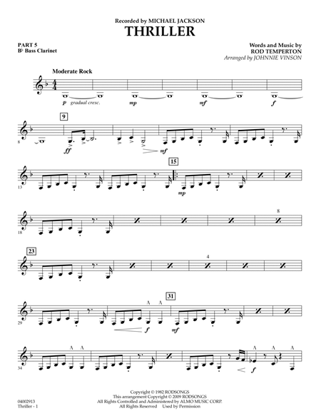 Thriller - Pt.5 - Bb Bass Clarinet