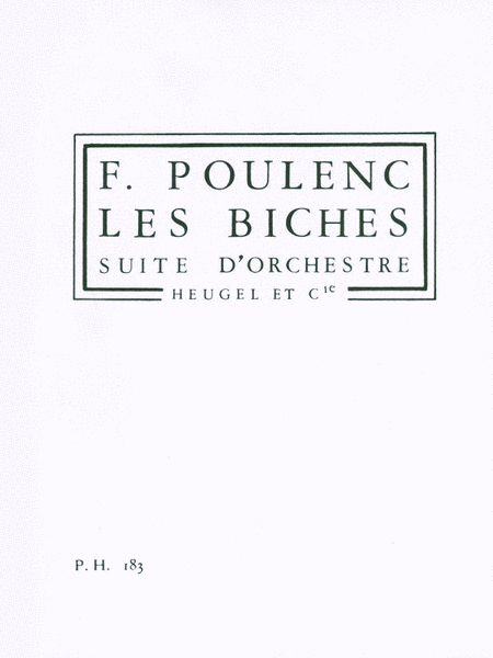 Francis Poulenc : Sheet music books