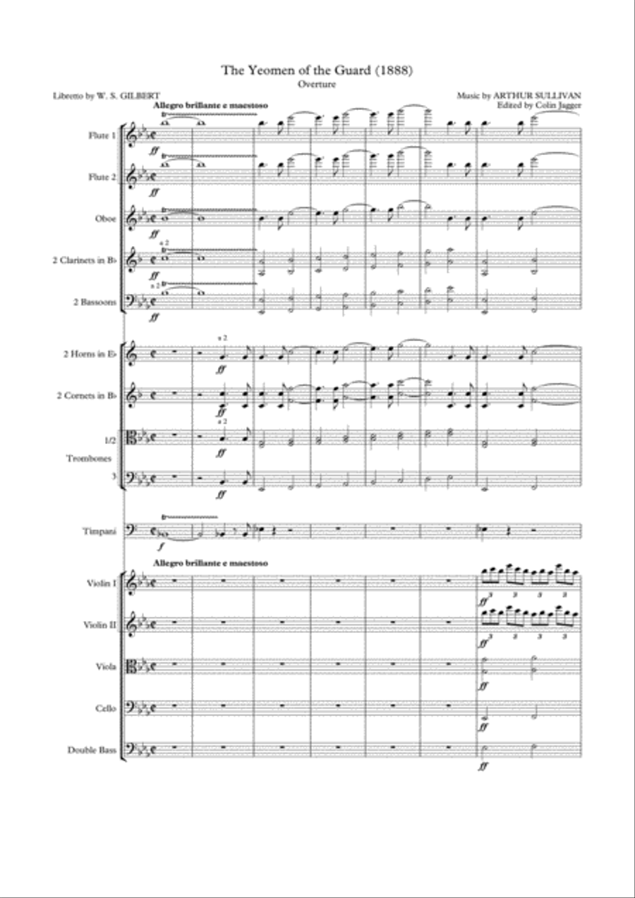 The Yeomen of the Guard Clarinet scores gallery preview page 2