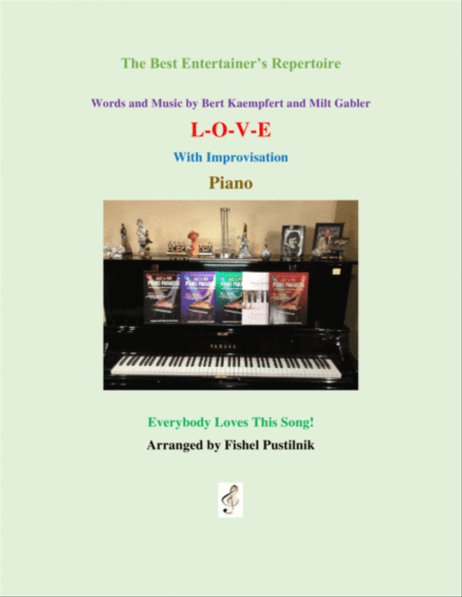 L-O-V-E Piano Solo scores gallery preview page 1