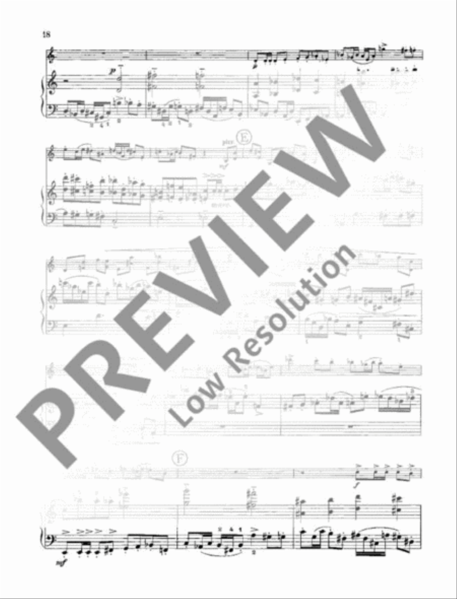 Sonata Sonata Violin Solo scores gallery preview page 19