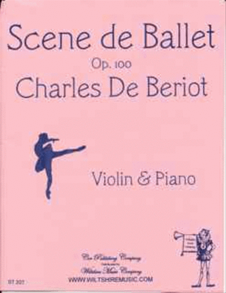 Scene de Ballet Violin Solo scores gallery preview page 1