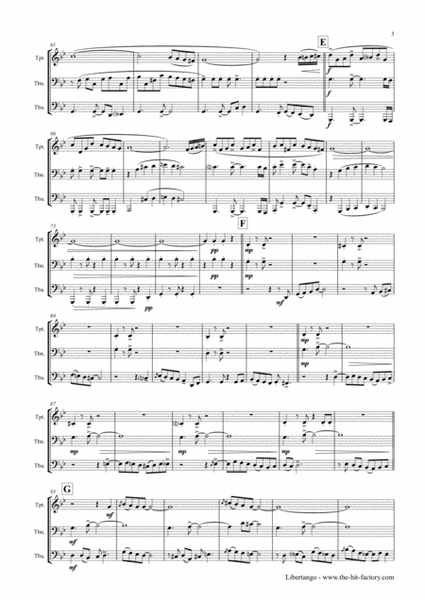 Libertango - Astor Piazolla - Tango Nuevo - Brass Trio