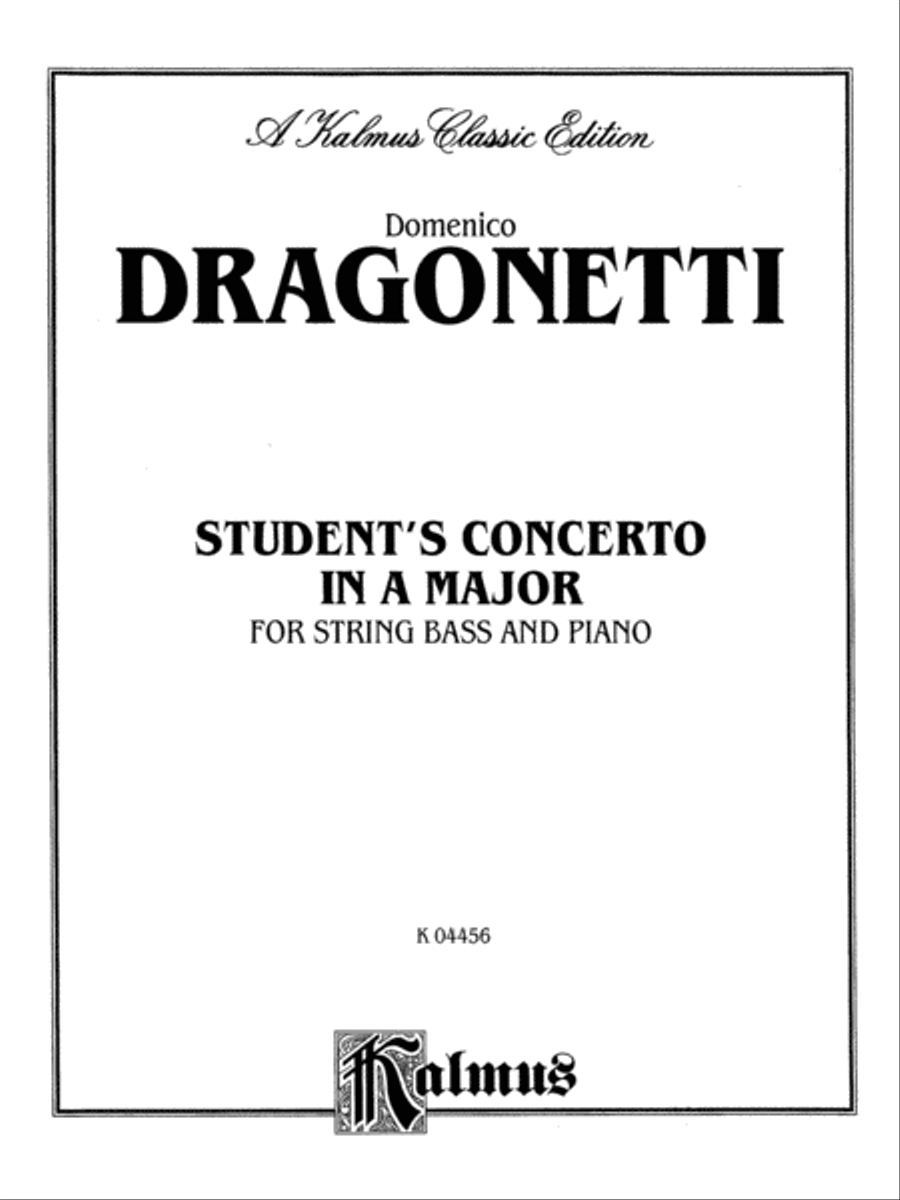 Student's Concerto in A Major Small Ensemble scores gallery preview page 2