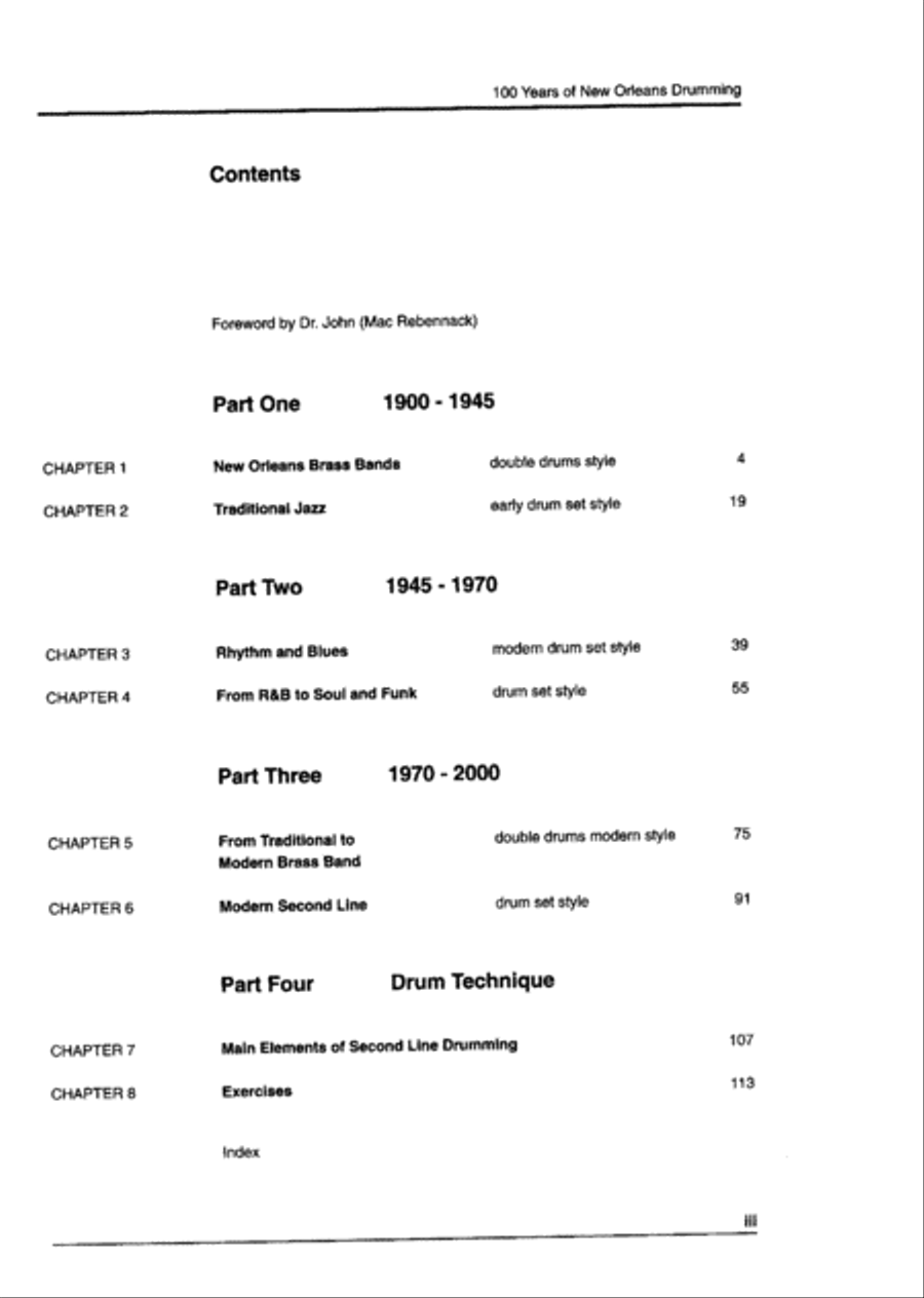 Second Line: 100 Years of New Orleans Drumming Drums scores gallery preview page 2