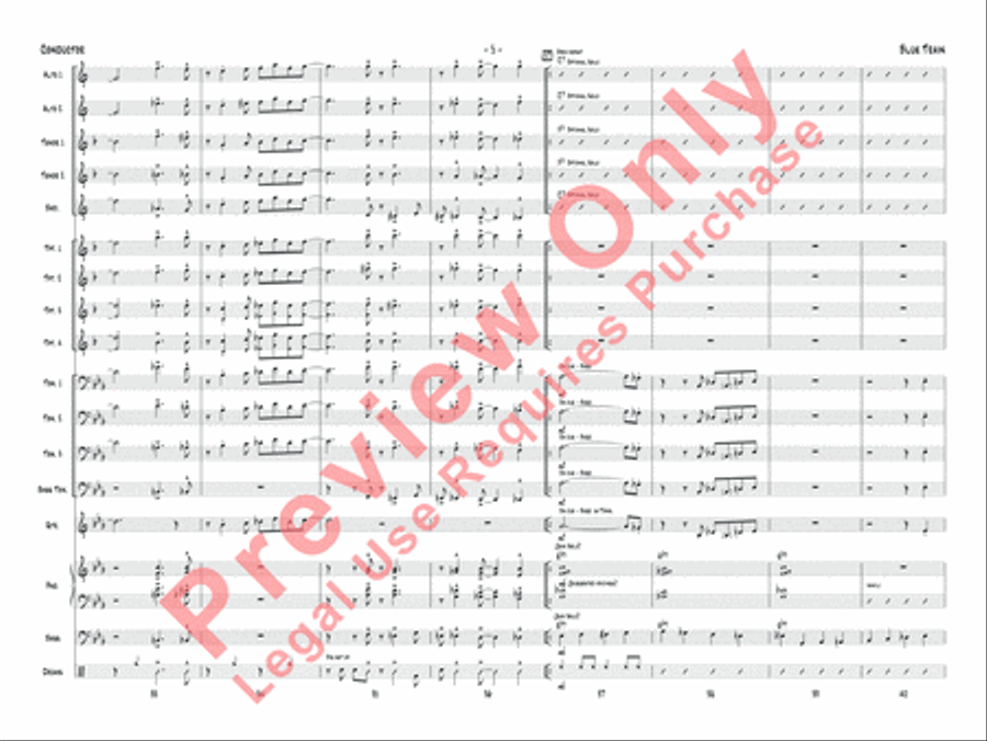 Blue Train Blue Train Jazz Ensemble scores gallery preview page 8