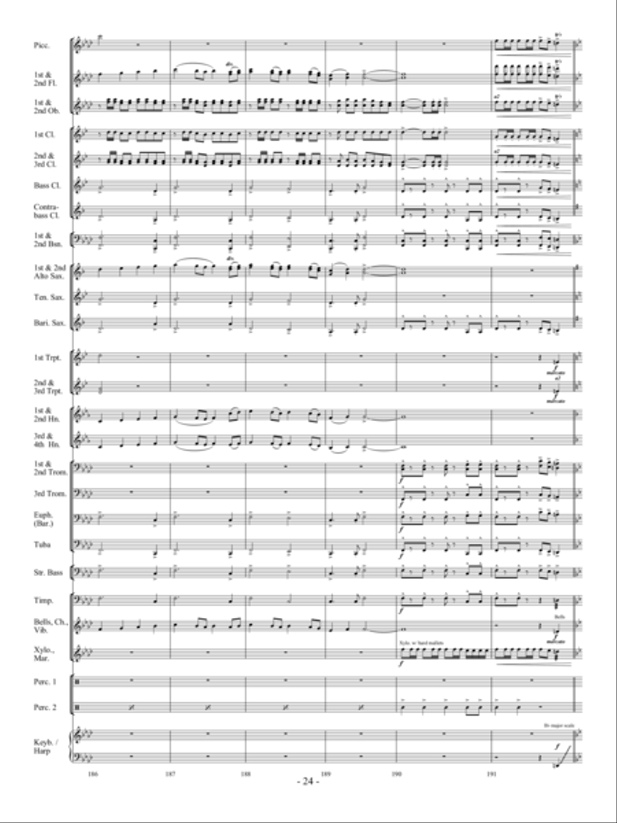 Sea Song Fantasy Sea Song Fantasy Concert Band scores gallery preview page 23