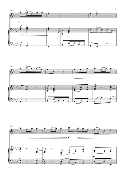 Alessandro Scarlatti - Se Florindo e Fedele (Piano and Alto Sax) image number null