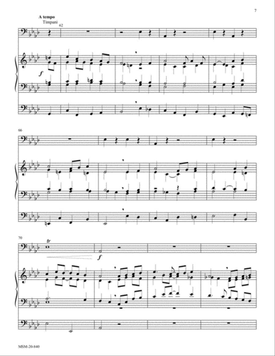How Firm a Foundation Organ scores gallery preview page 5