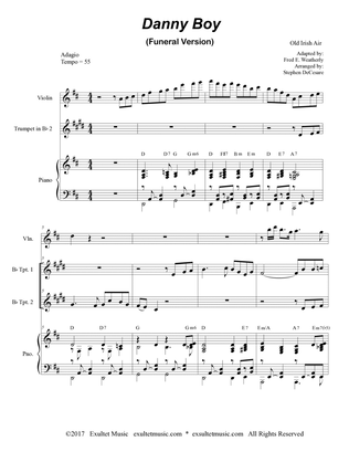 Danny Boy (Funeral Version) (Duet for Bb-Trumpet)