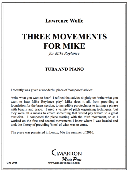 Three Movements for Mike