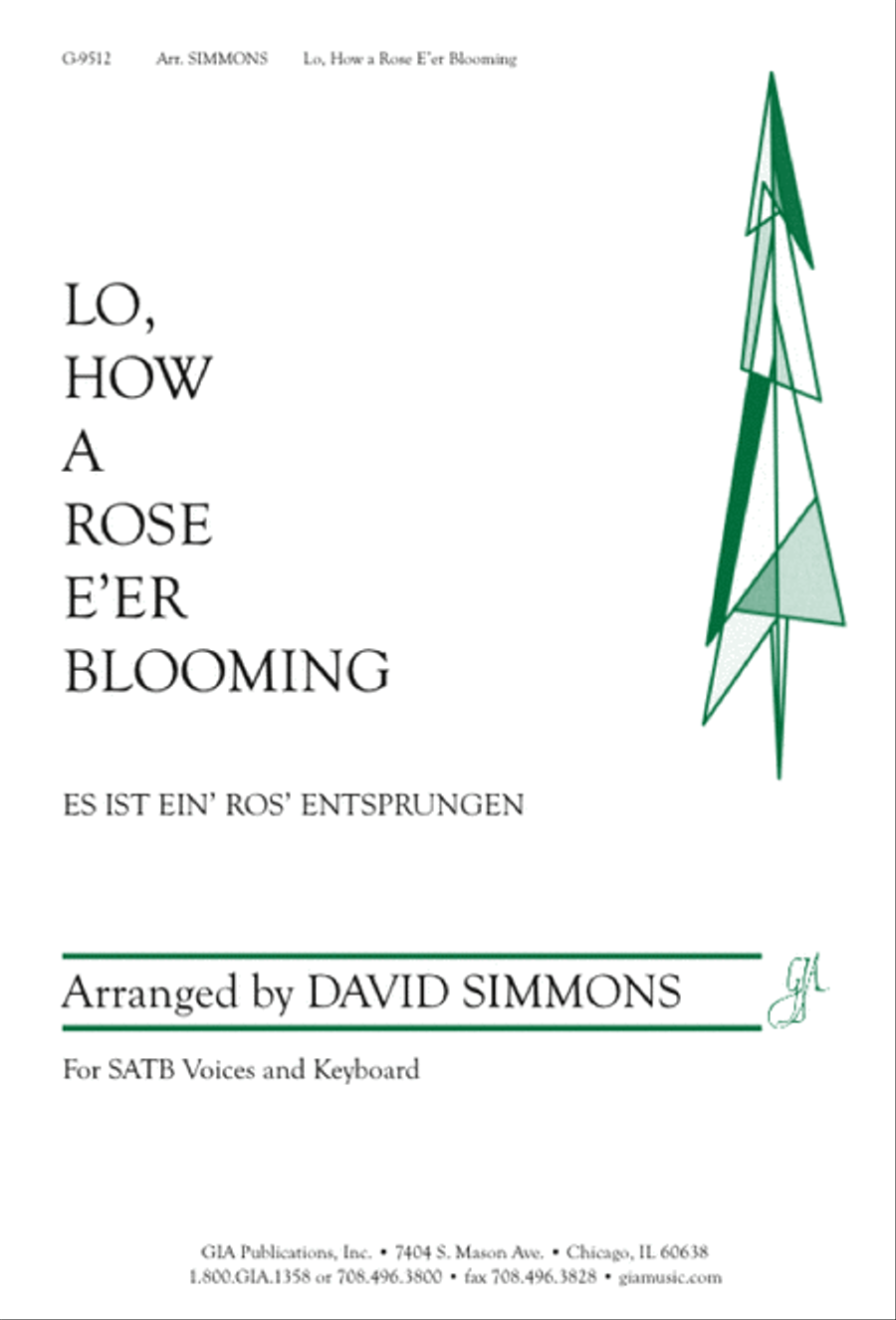 Lo, How a Rose E