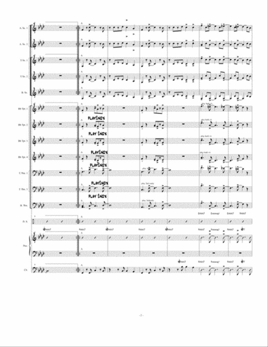 Minor Tree Minor Tree Jazz Ensemble scores gallery preview page 2