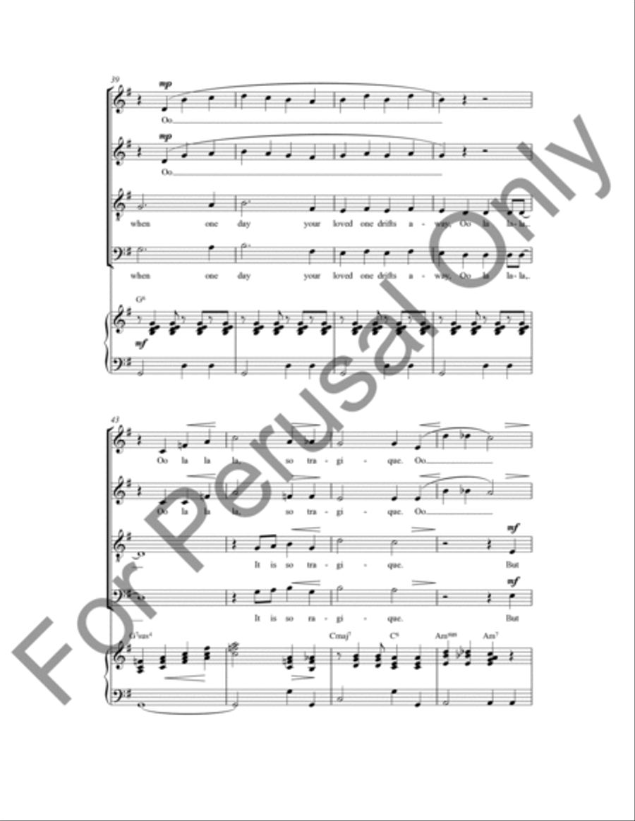 C'est Magnifique C'est Magnifique 4-Part scores gallery preview page 7