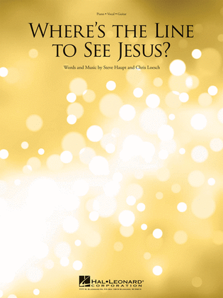 Book cover for Where's the Line to See Jesus?
