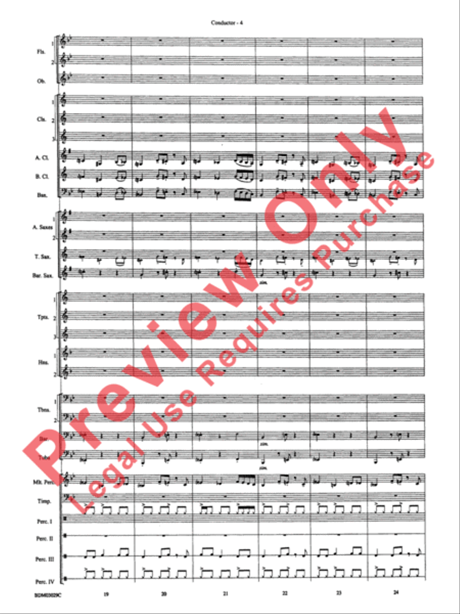 The Last Battle Concert Band scores gallery preview page 7