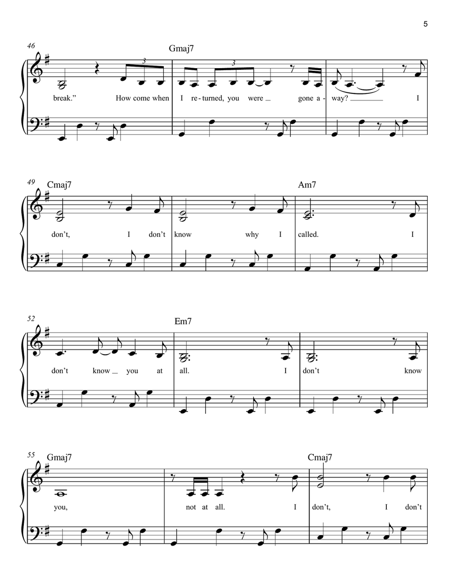 CHIHIRO Easy Piano scores gallery preview page 5