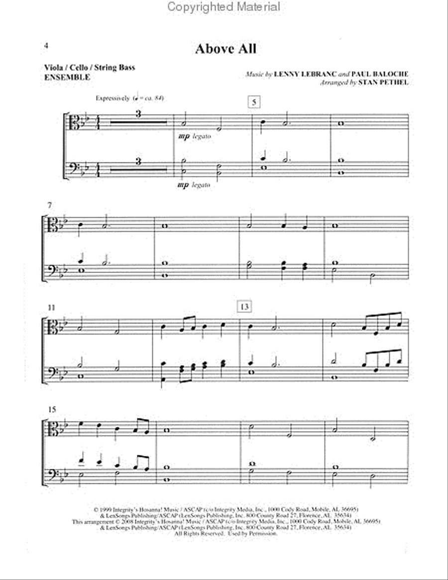 Strings of Praise Double Bass scores gallery preview page 2