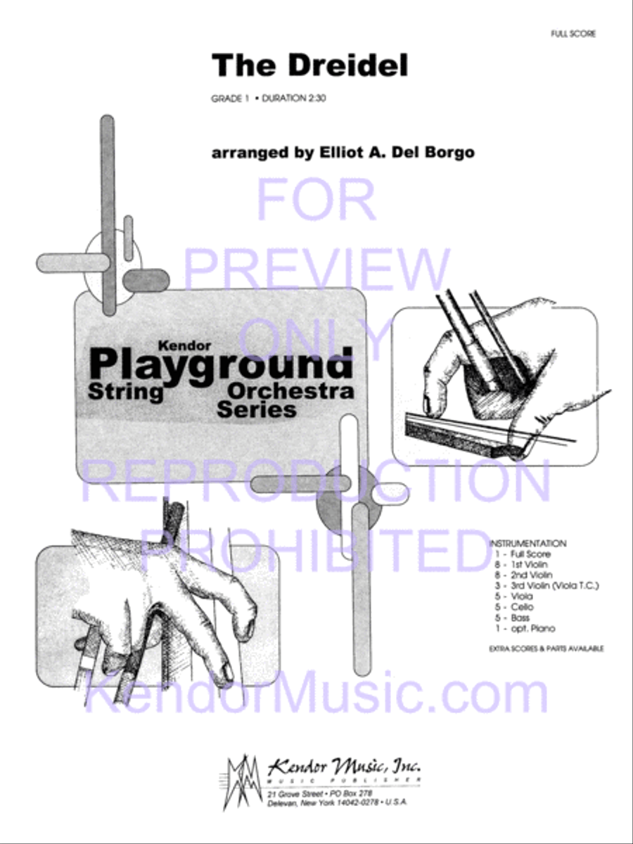 Dreidel, The String Orchestra scores gallery preview page 2