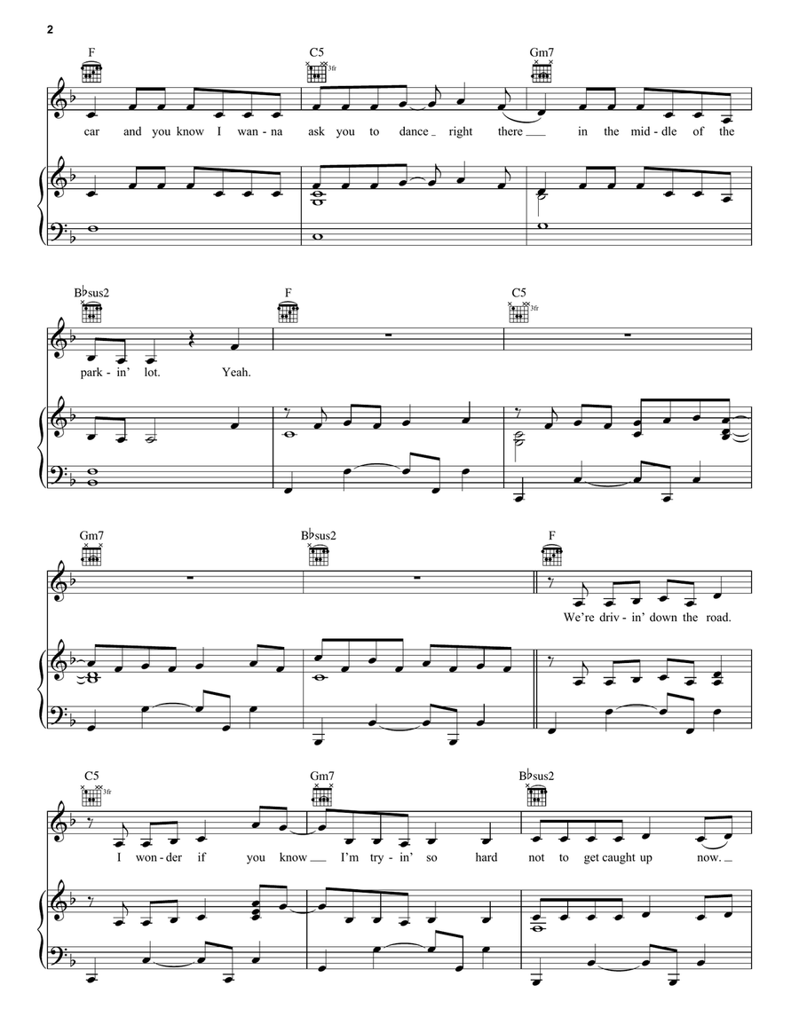 Fearless Piano, Vocal, Guitar scores gallery preview page 2