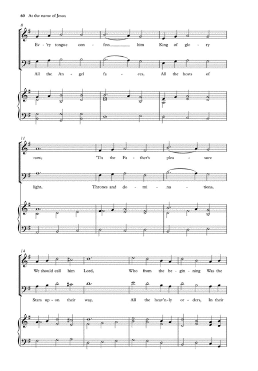 Vaughan Williams for Choirs 1 4-Part scores gallery preview page 17
