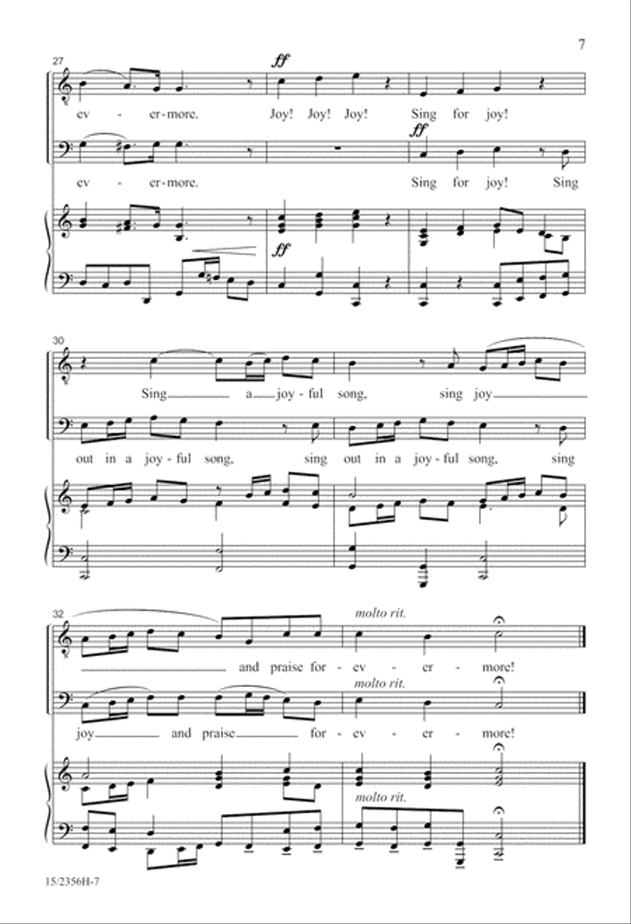 Sing for Joy! Sing for Joy! TB scores gallery preview page 8