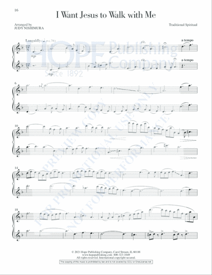 Soaring Spirits Flute Duet scores gallery preview page 21