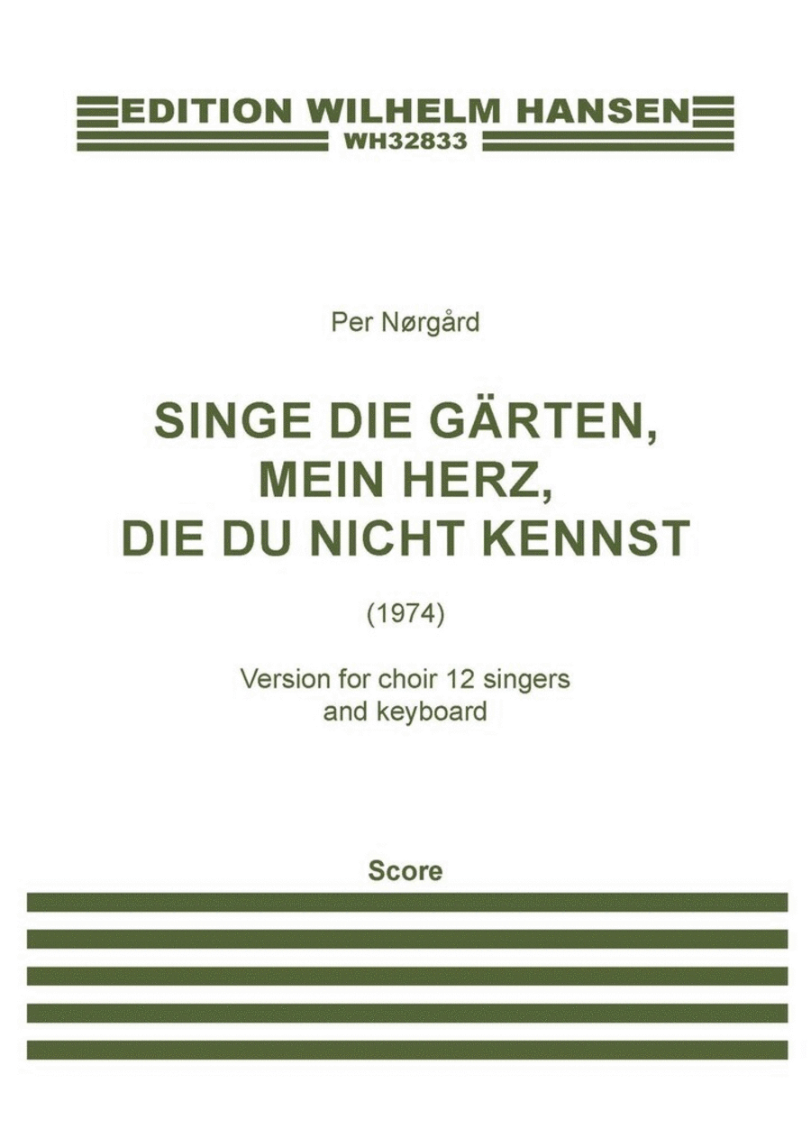 Singe die Gärten, mein Herz, die du nicht kennst 4-Part scores gallery preview page 1