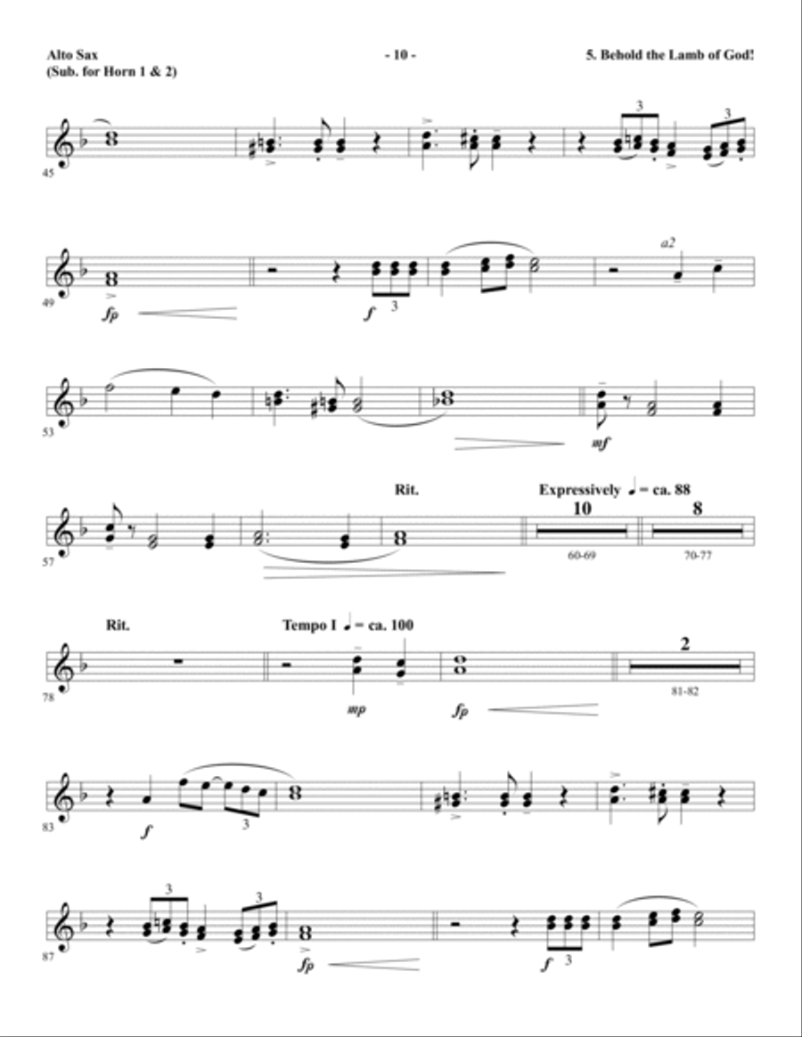 Amazing Love! - Printable Parts Choir scores gallery preview page 11