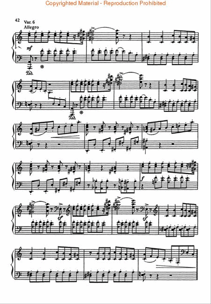 Complete Variations Piano Solo scores gallery preview page 4