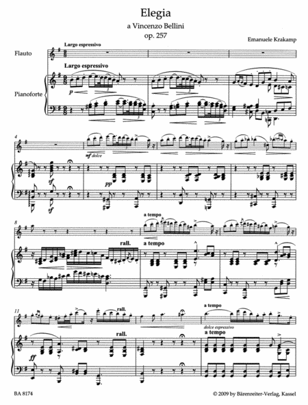 Italienische Musik des 19. Jahrhunderts for Flute and Piano