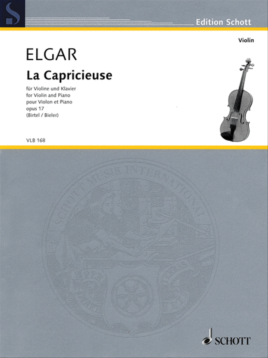 Edward Elgar – La Capricieuse, Op. 17 Violin Solo scores gallery preview page 1