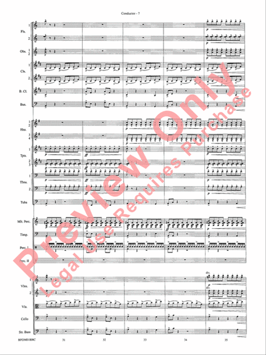 The Great Locomotive Chase Full Orchestra scores gallery preview page 14