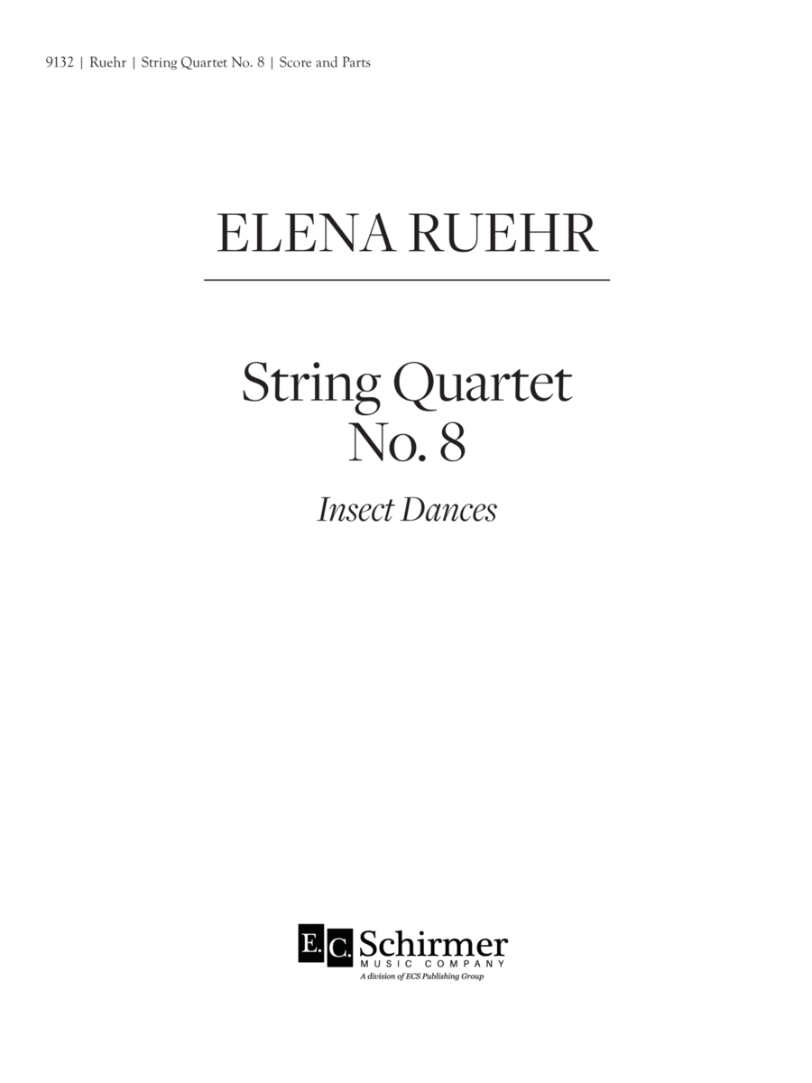 String Quartet No. 8 String Quartet scores gallery preview page 1