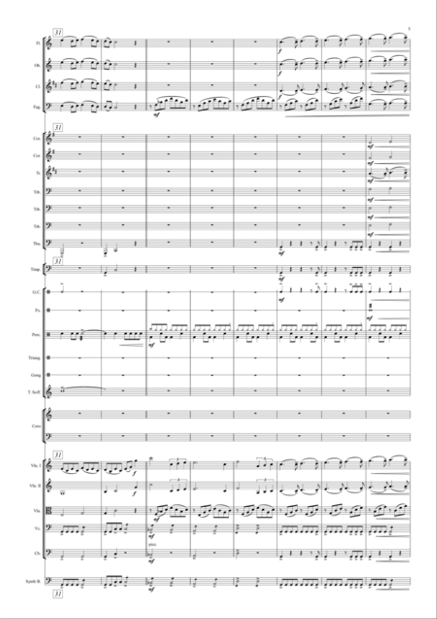 Top Gun Anthem Full Orchestra scores gallery preview page 5