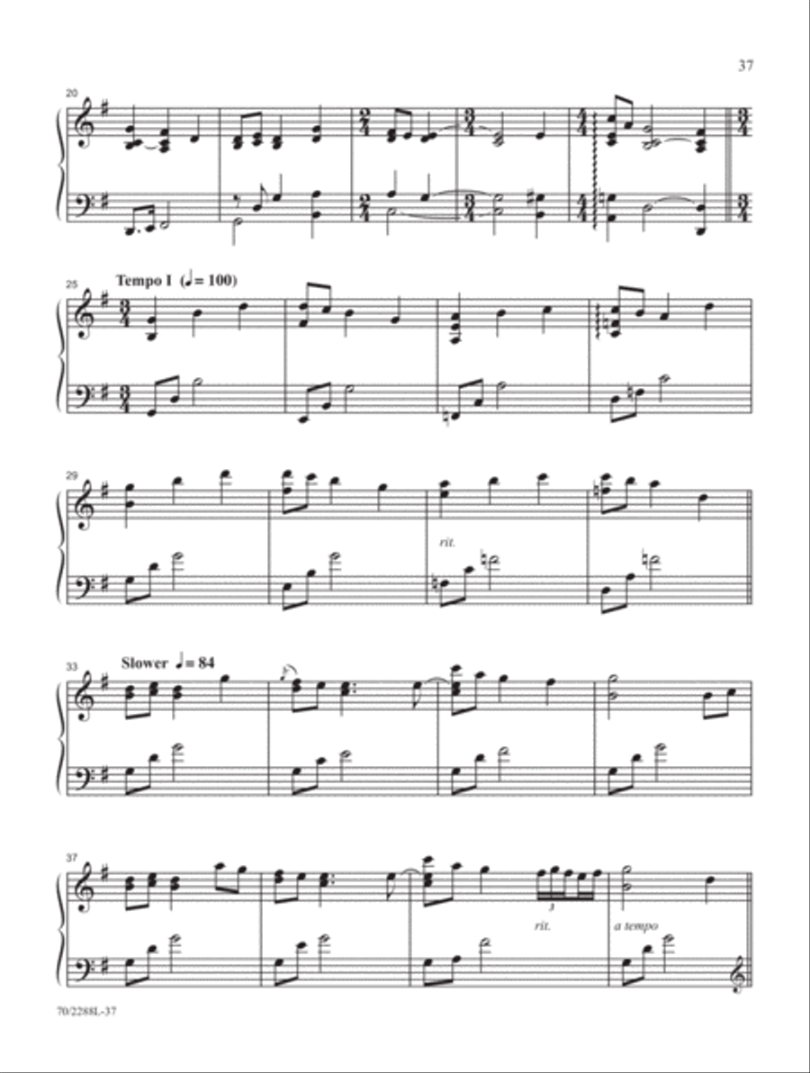 Cherish the Cross Piano Solo scores gallery preview page 16