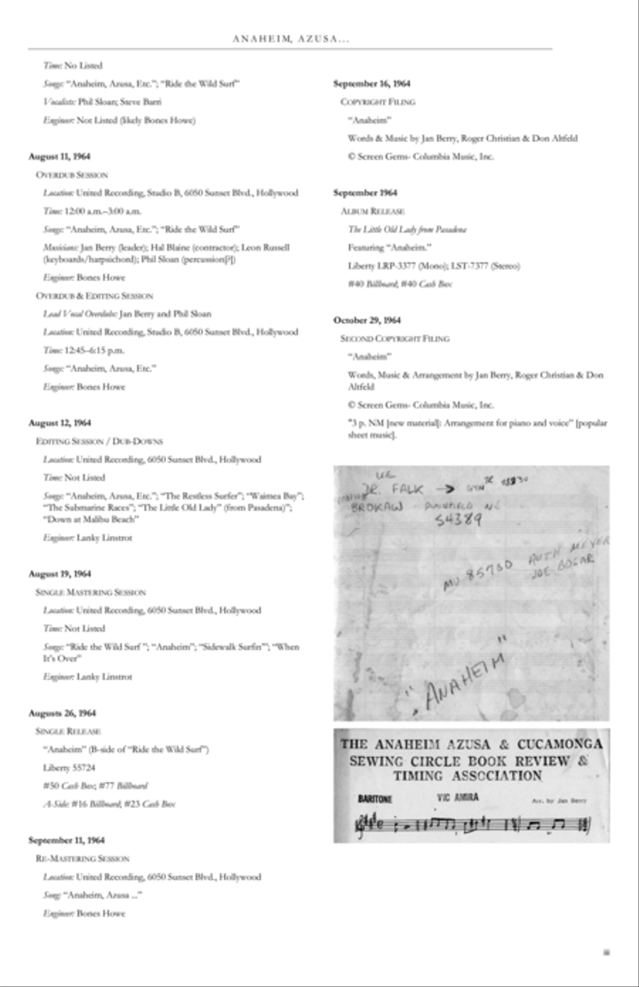 Anaheim, Azusa Cucamonga Sewing Circle Book Review Jazz Ensemble scores gallery preview page 5