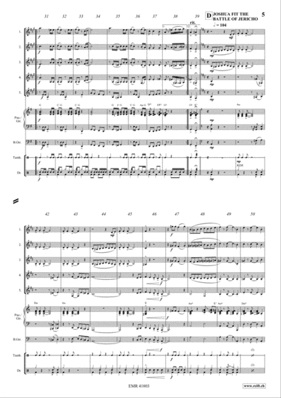 Fascinatin' Gospels Fascinatin' Gospels Trumpet scores gallery preview page 5