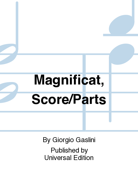 Magnificat, Score/Parts