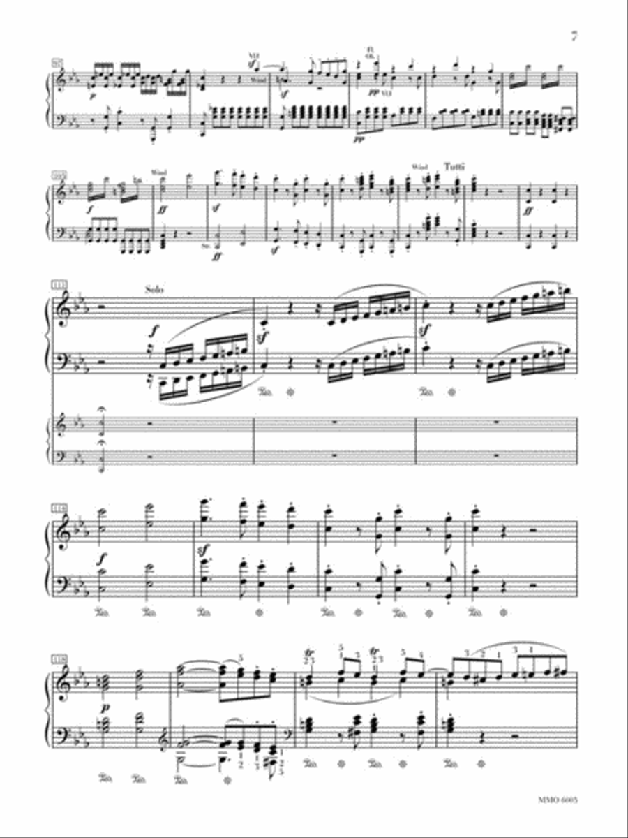 Beethoven – Concerto No. 3 in C Minor, Op. 37 Piano Solo scores gallery preview page 3