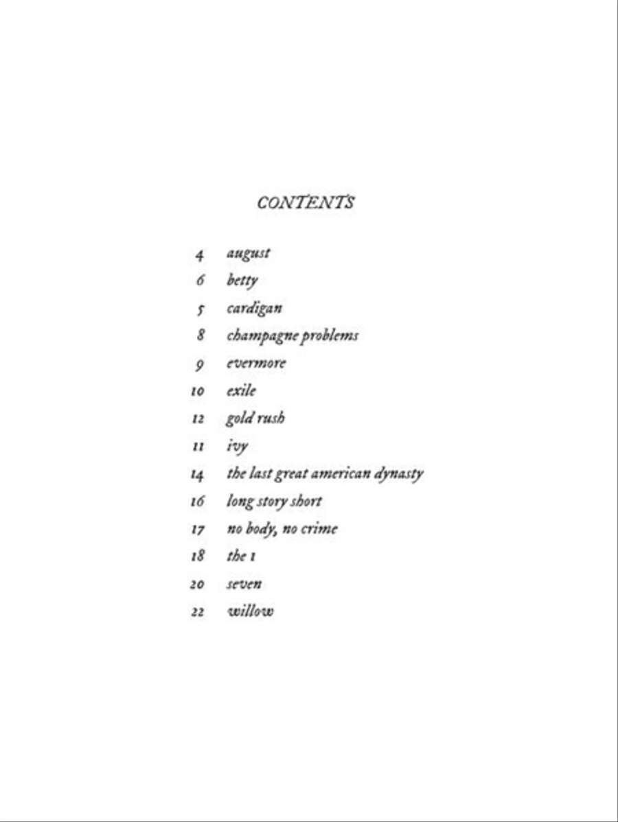 Taylor Swift – Selections from Folklore & Evermore Trumpet Solo scores gallery preview page 3