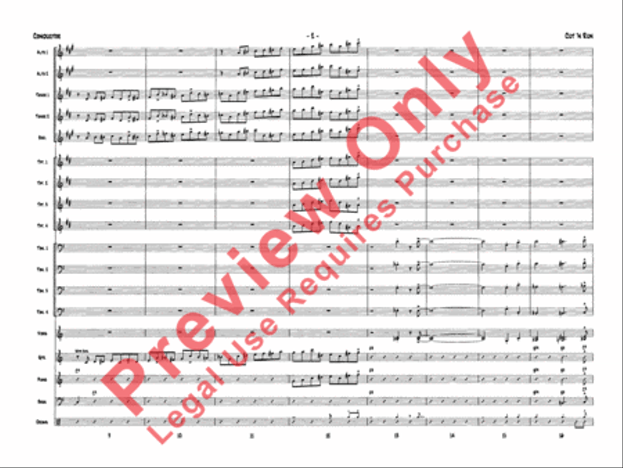 Cut 'n Run Jazz Ensemble scores gallery preview page 5