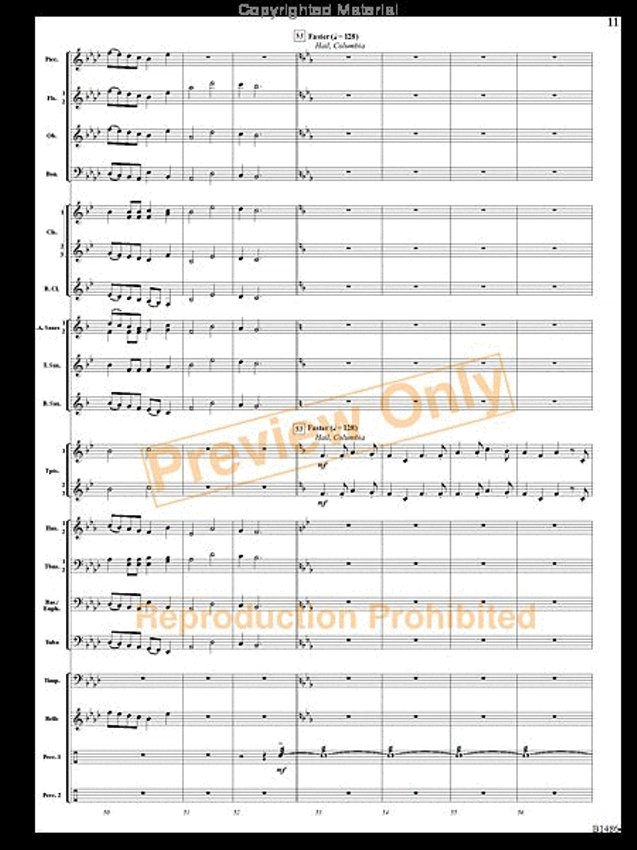 An American Spectacular Concert Band scores gallery preview page 10