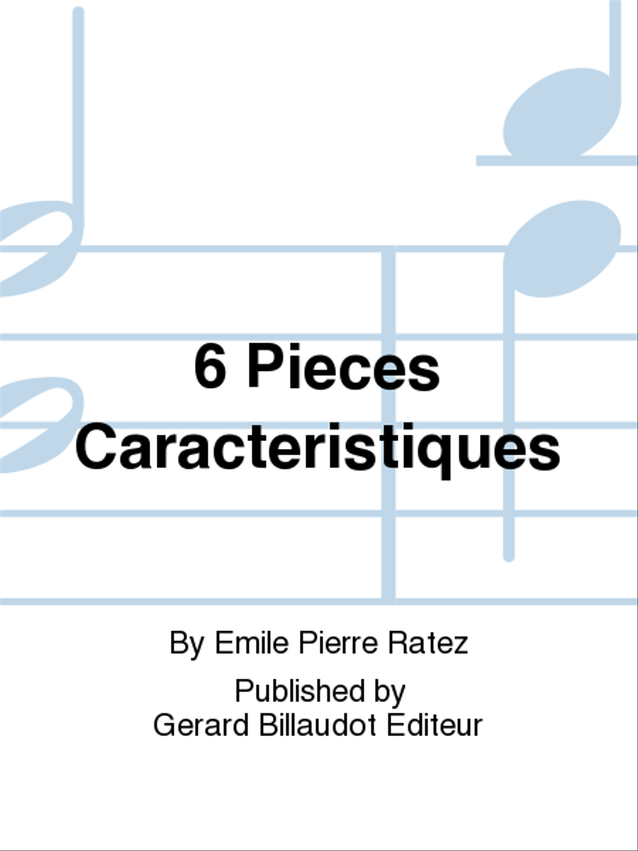 6 Pieces Caracteristiques Chamber Music scores gallery preview page 1