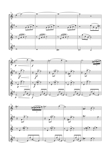 Milonga Sin Palabras for Saxophone Quartet image number null