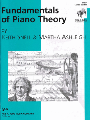 Book cover for Fundamentals of Piano Theory - Level Seven