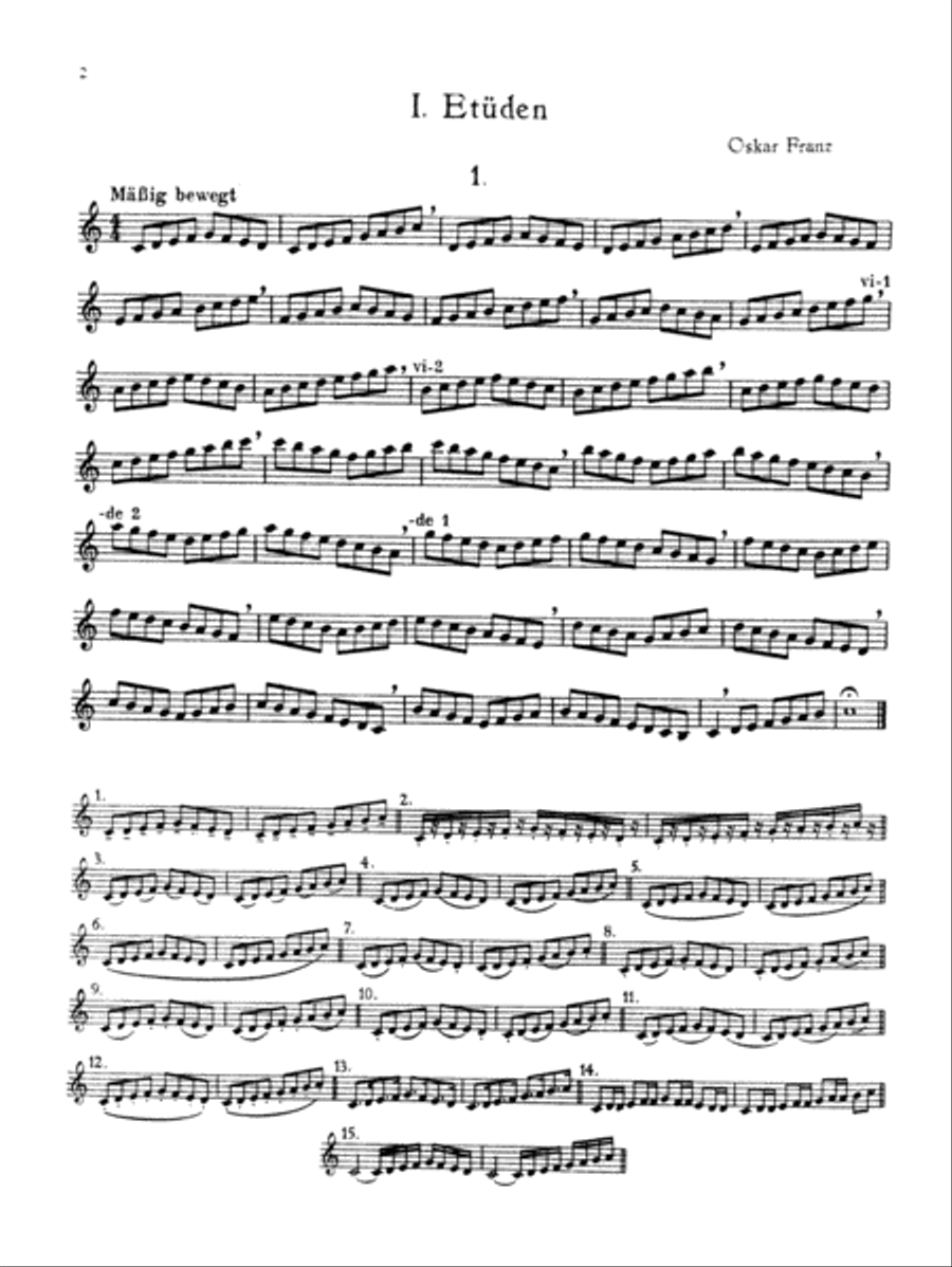 Etudes and Concert Etudes Horn scores gallery preview page 3