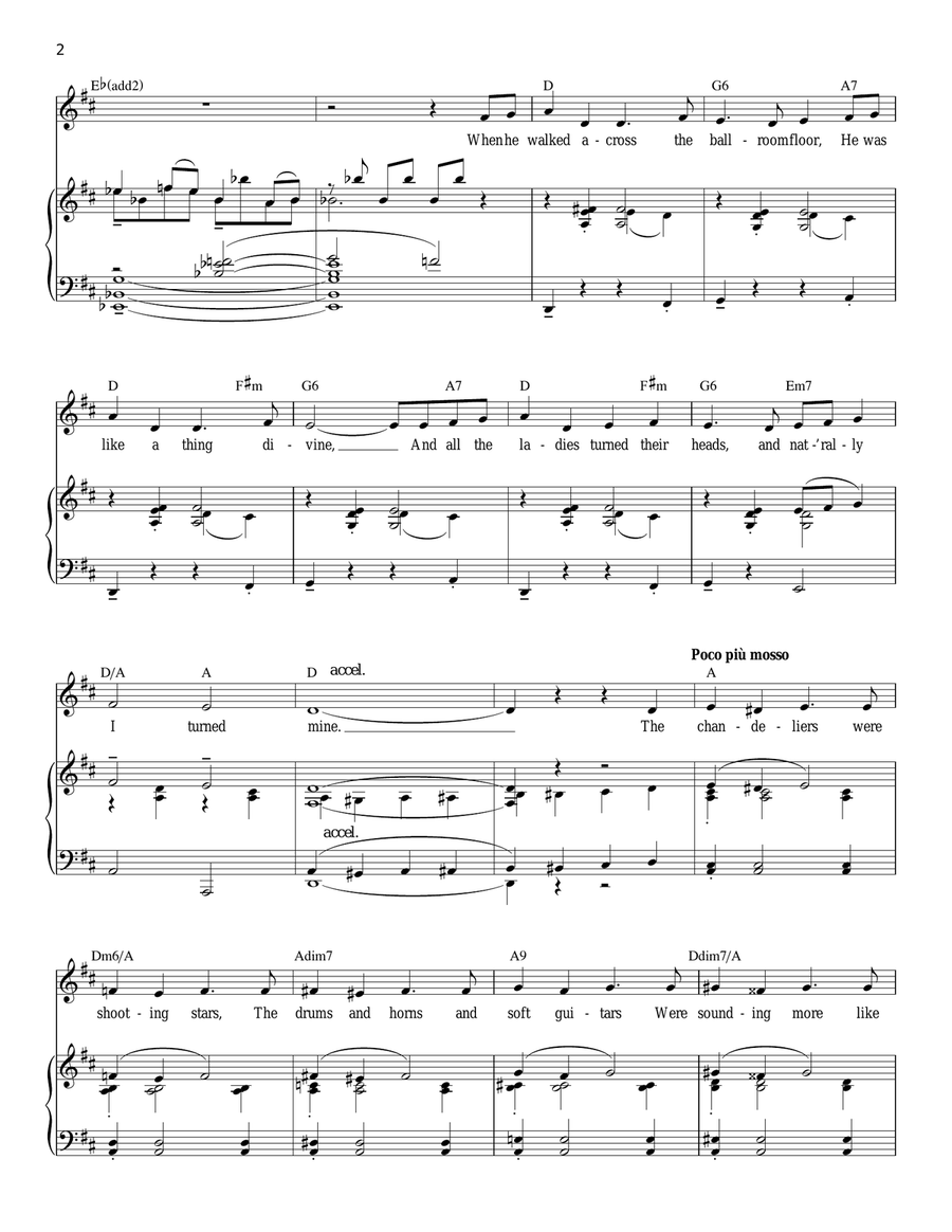 He Was Tall Voice scores gallery preview page 2